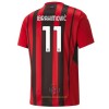 Maglia ufficiale AC Milan Zlatan Ibrahimovic 11 Casa 2021-22 per Uomo